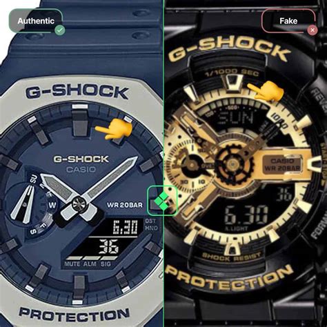 what does a fake g-shock watch look like|authentic g shock.